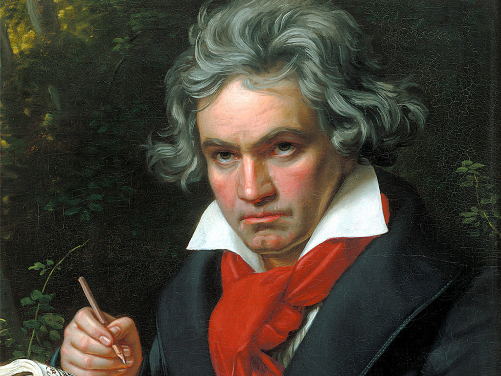 Beethoven portrait circa 1818