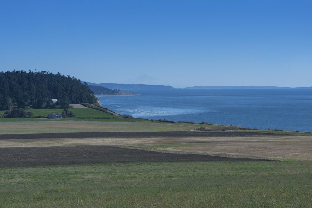 Ebey's Landing on Washington's Whidbey Island, is part of the National Park Service system, jointly managed by through a public-private partnership, with 85% of the land privately owned. CREDIT: Kathleen Kitto, CC BY-SA 3.0 bit.ly/3gfDobJ via Wikimedia Commons