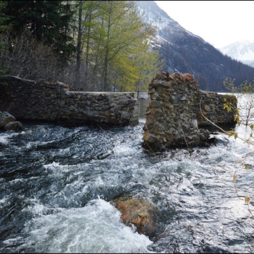 Eightmile Dam, shown here in May 2018, was in need of emergency repairs at the time. Now a plan - and the environmental review - for a permanent fix is underway, with public comments due in February 2021. Courtesy of WA Dept. of Ecology