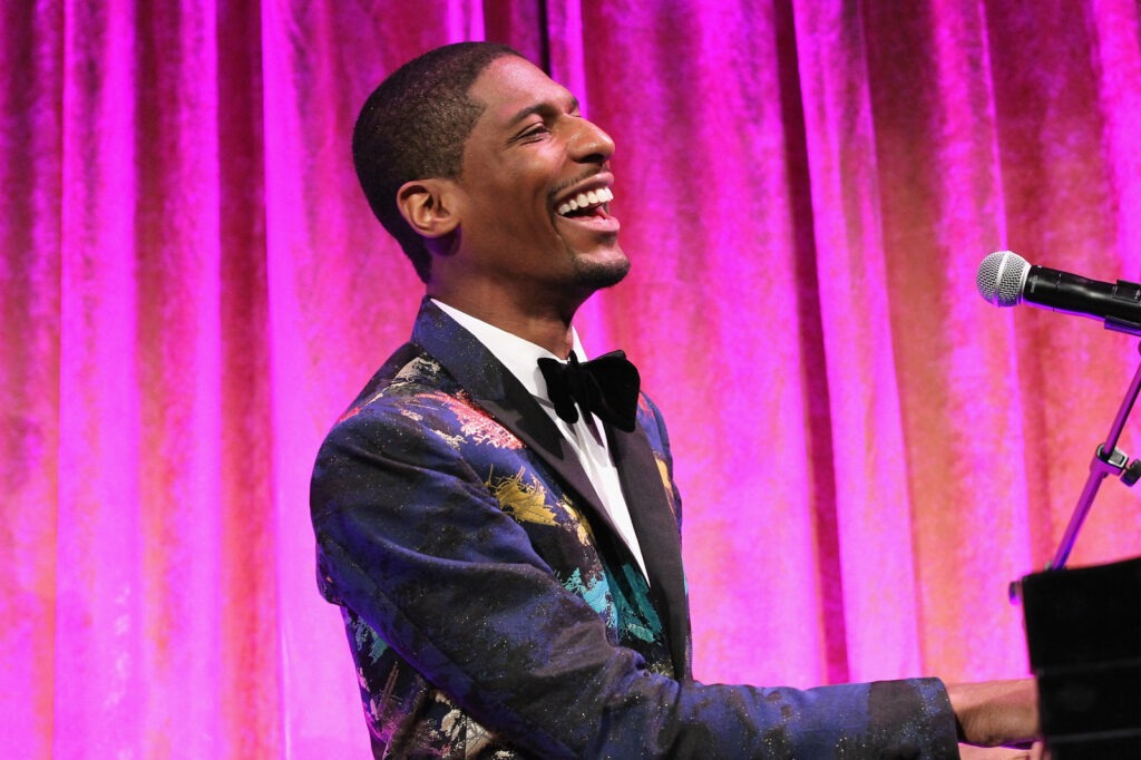 Jon Batiste performs during the National CARES Mentoring Movement's 2nd Annual for the Love of Our Children Gala at Cipriani 42nd Street on Jan. 30, 2017 in New York City. Bennett Raglin/Getty Images for for National CARES Mentoring Movement