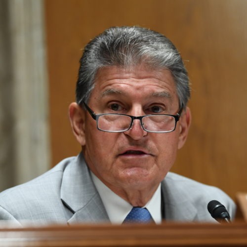 Sen. Joe Manchin, D-W.Va., helped craft the bipartisan proposal. CREDIT: Toni Sandys/Pool/The Washington Post via AP