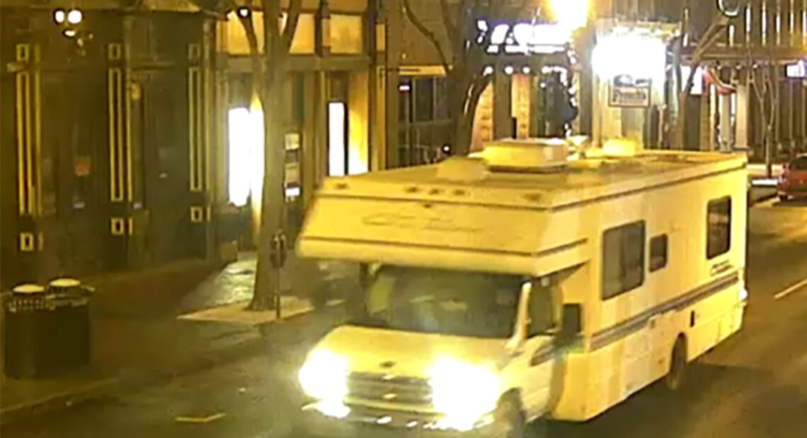 The RV in the Nashville bombing caught on a security camera