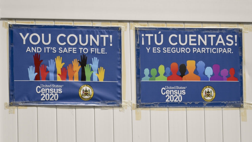 Census promotional signs