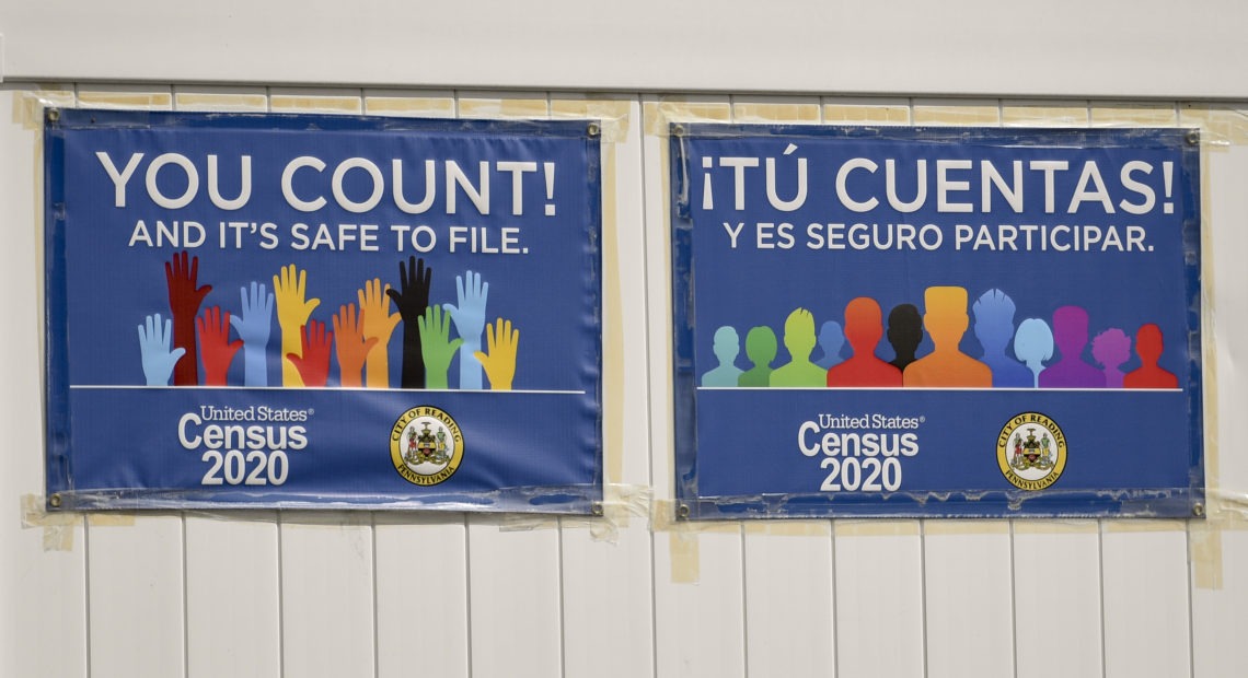 Census promotional signs