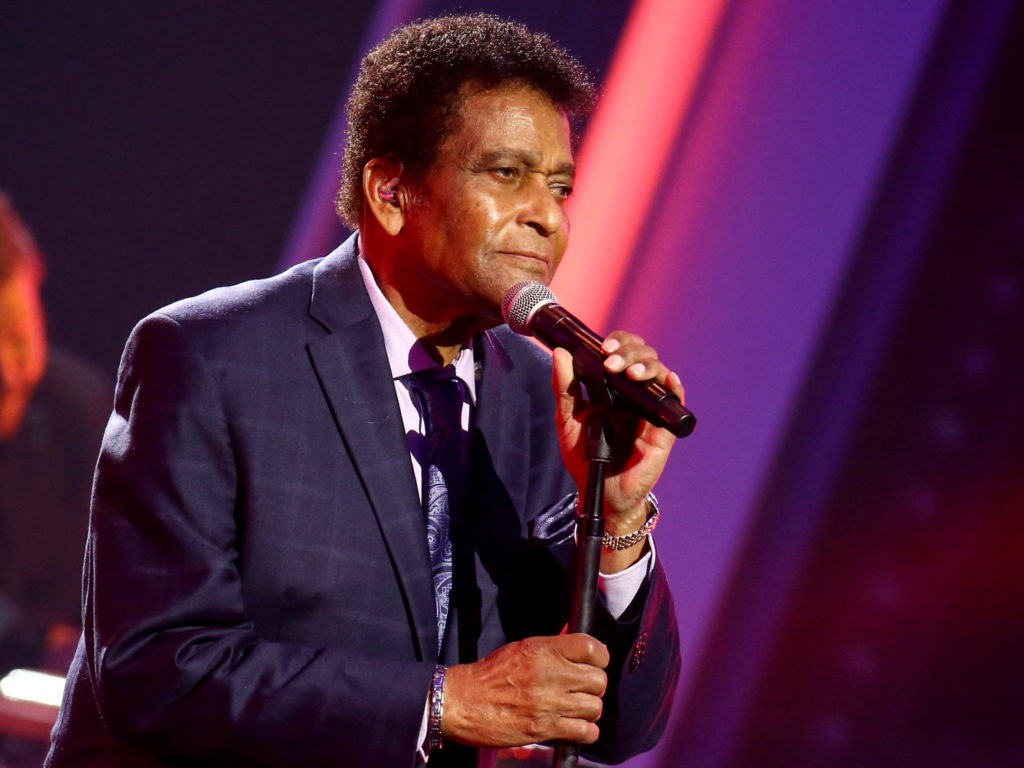 Charlie Pride performs