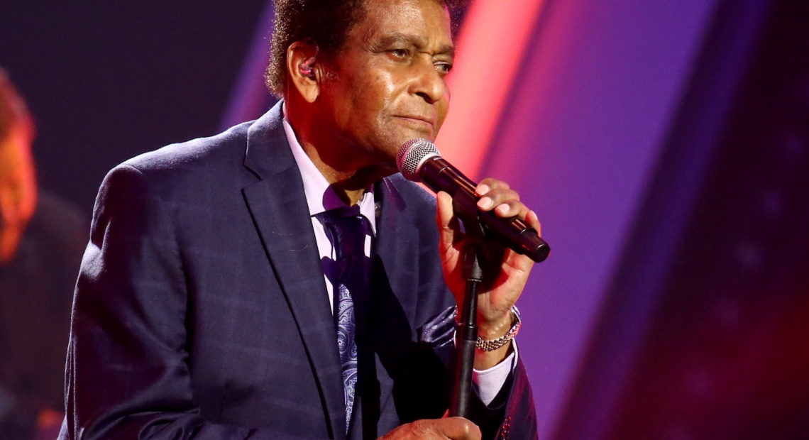 Charlie Pride performs