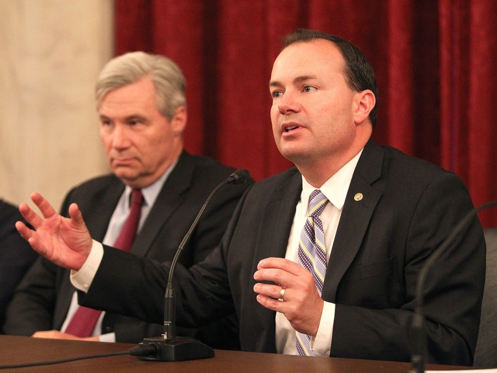 Republican Senator Mike Lee of Utah