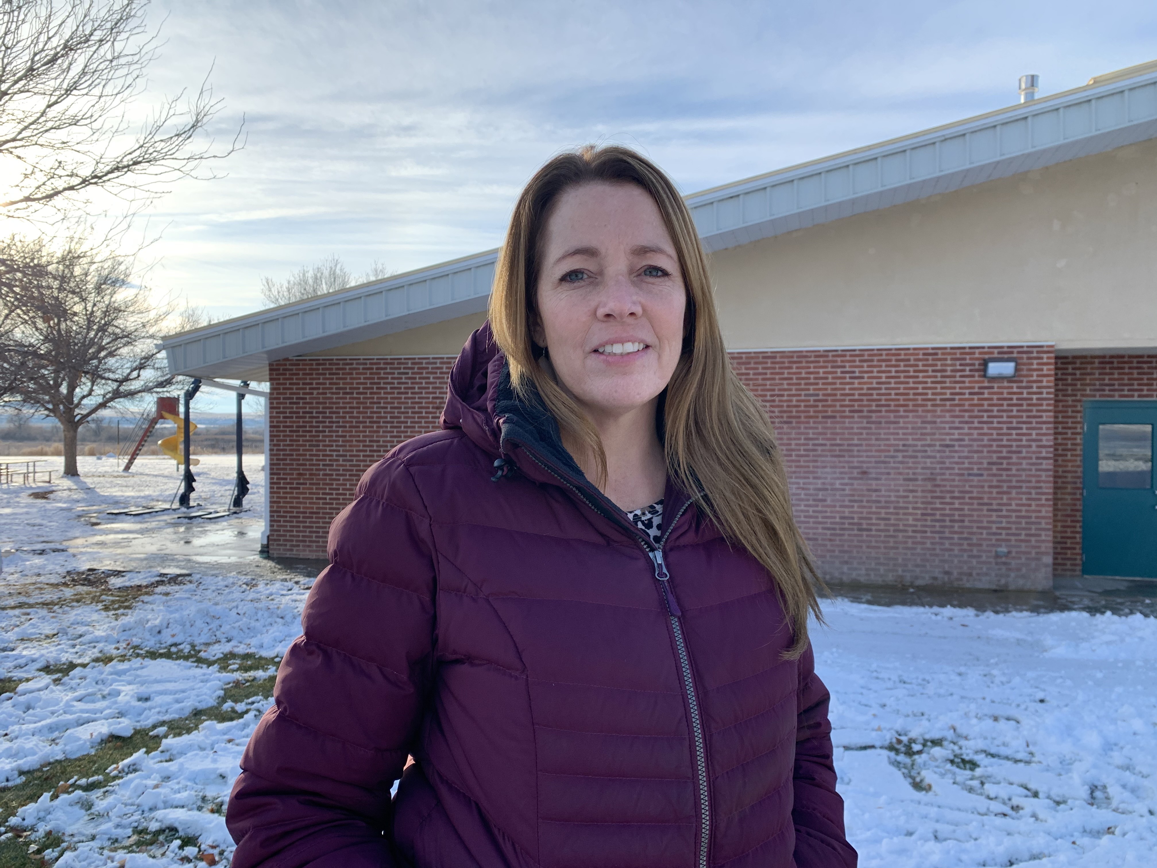 Elementary school teacher Sariah Pearson contracted COVID-19, suffering a fever and other symptoms for close to six weeks. CREDIT: Kirk Siegler/NPR