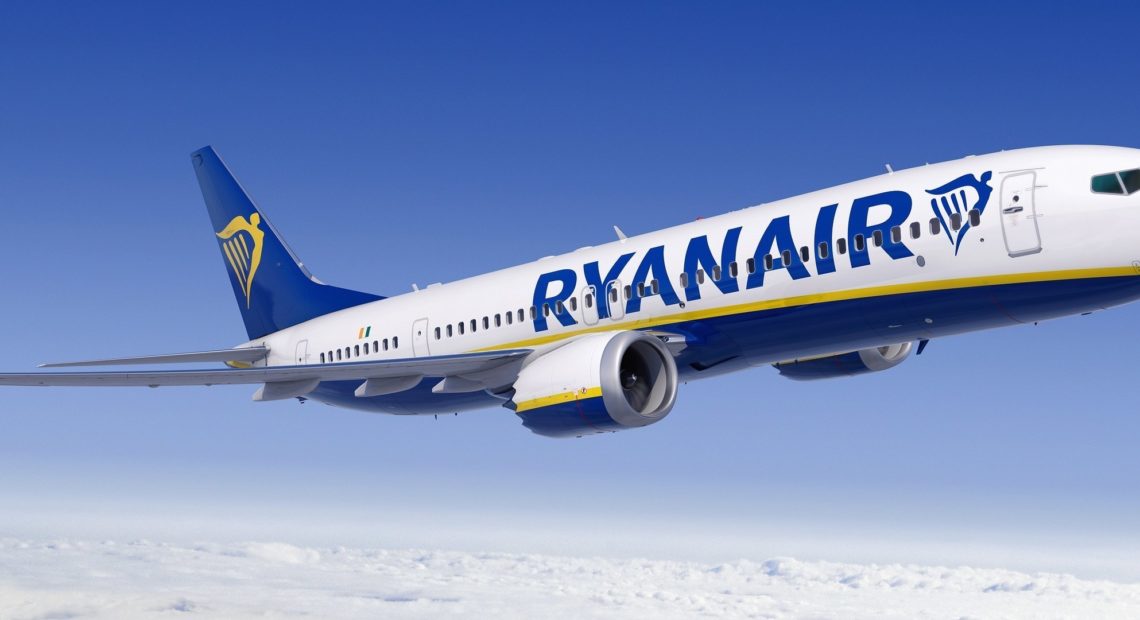 European airline Ryanair is ordering 75 Boeing 737 Max airplanes, the two companies announced Thursday. CREDIT: Boeing