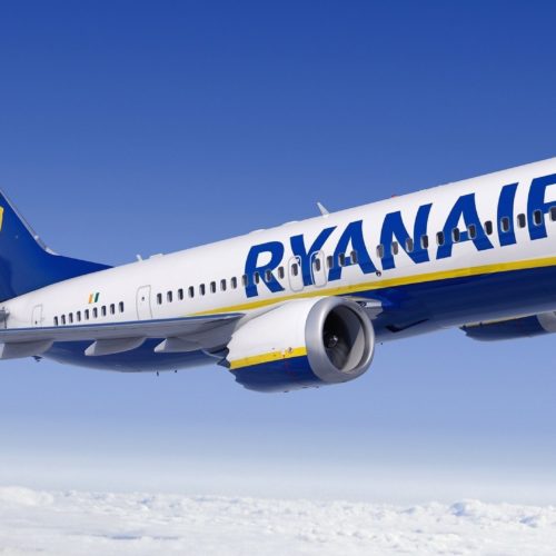 European airline Ryanair is ordering 75 Boeing 737 Max airplanes, the two companies announced Thursday. CREDIT: Boeing