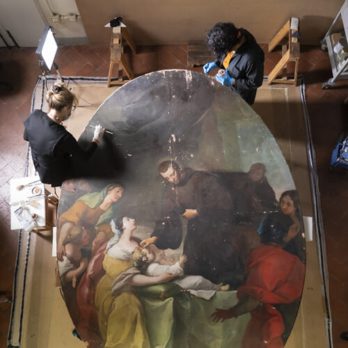 The final restoration project by the nonprofit Advancing Women Artists group features works by Violante Ferroni, an 18th century prodigy about whom little is known today. Francesco Cacchiani/AWA