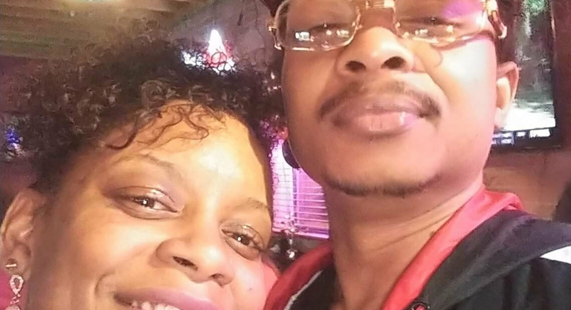 In a September 2019 selfie taken in Evanston, Ill., Adria-Joi Watkins poses with her second cousin Jacob Blake. Blake was shot multiple times by a Kenosha, Wis., police officer on Aug. 23. CREDIT: Adria-Joi Watkins/Via AP