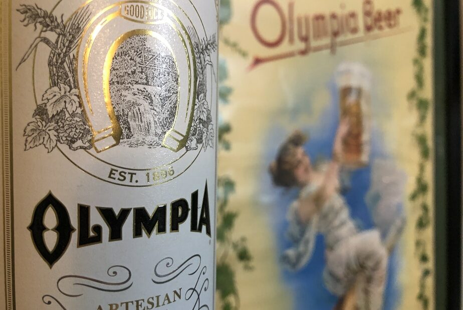 Olympia Beer was founded along the Deschutes River in Tumwater, Wash. in 1896. In 2020, the brand released its own artesian vodka. CREDIT: Dyer Oxley/KUOW