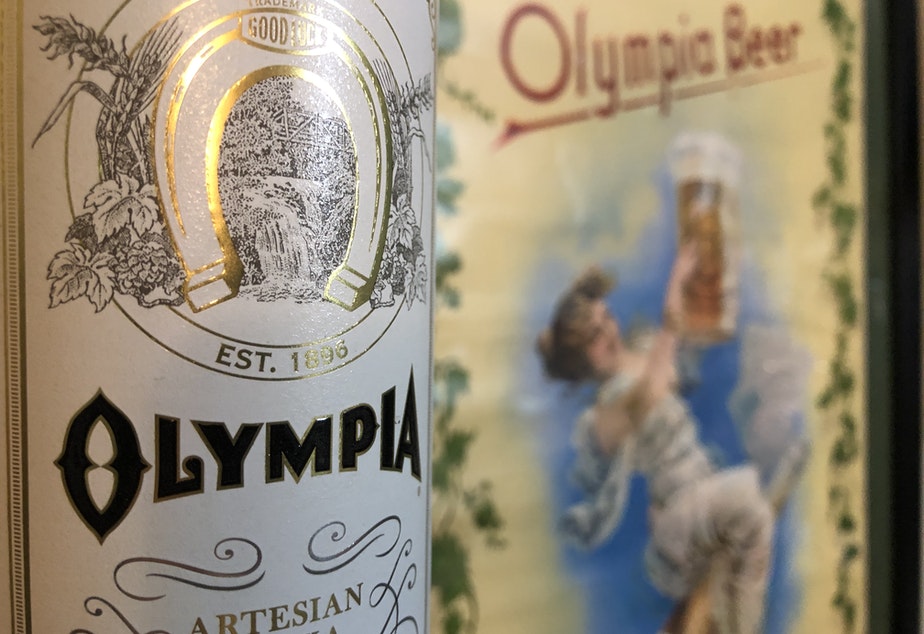 Olympia Beer was founded along the Deschutes River in Tumwater, Wash. in 1896. In 2020, the brand released its own artesian vodka. CREDIT: Dyer Oxley/KUOW