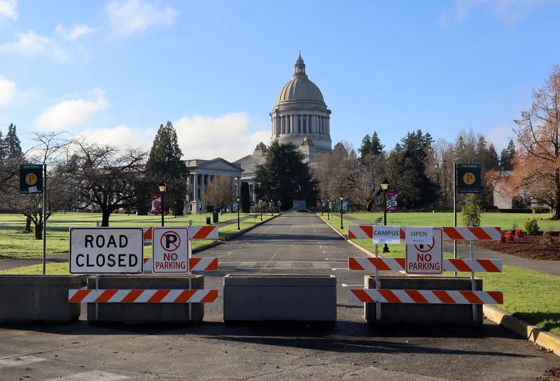 The 2021 Washington Legislature will gavel to order under the dome in Olympia, but after that be mostly virtual. CREDIT: Tom Banse/N3