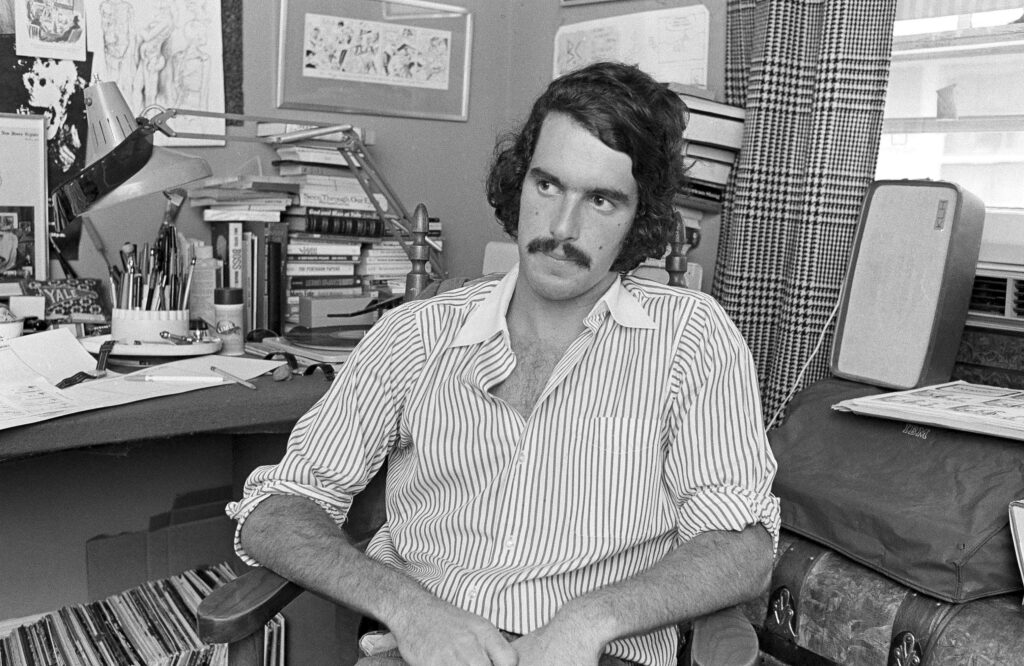 Garry Trudeau is shown at his office on Dec. 22, 1972. AP