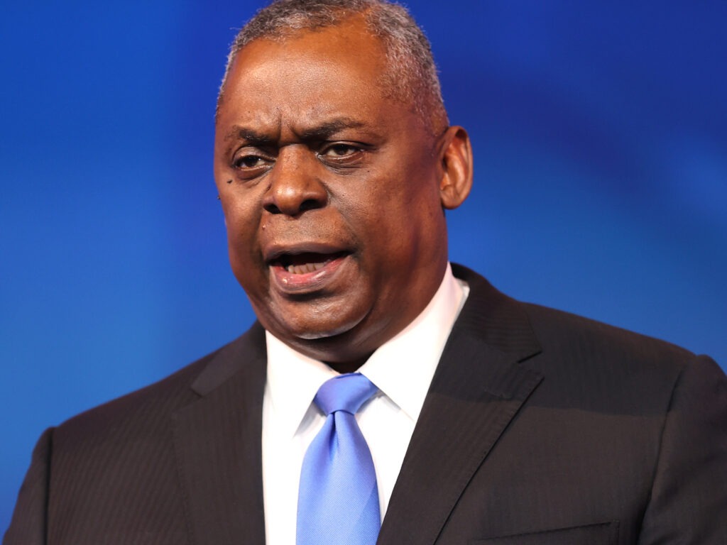 Retired U.S. Army Gen. Lloyd Austin was confirmed as the next secretary of defense. He is seen above speaking after being nominated by then-President-elect Joe Biden last month. Chip Somodevilla/Getty Images