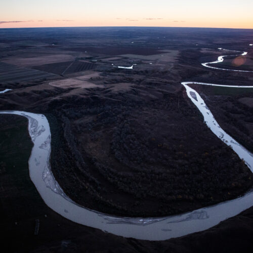 A 2014 file photo of the White River in South Dakota near where the Keystone XL pipeline would have passed. President Biden plans to block the pipeline in one of his first acts of office. Andrew Burton/Getty Images