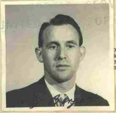 Friedrich Karl Berger, in a 1959 photo. A court found that he helped guard prisoners when they were forced to evacuate a Nazi concentration camp in a nearly two-week trip under "inhumane conditions," the Justice Department said. Courtesy Department of Justice