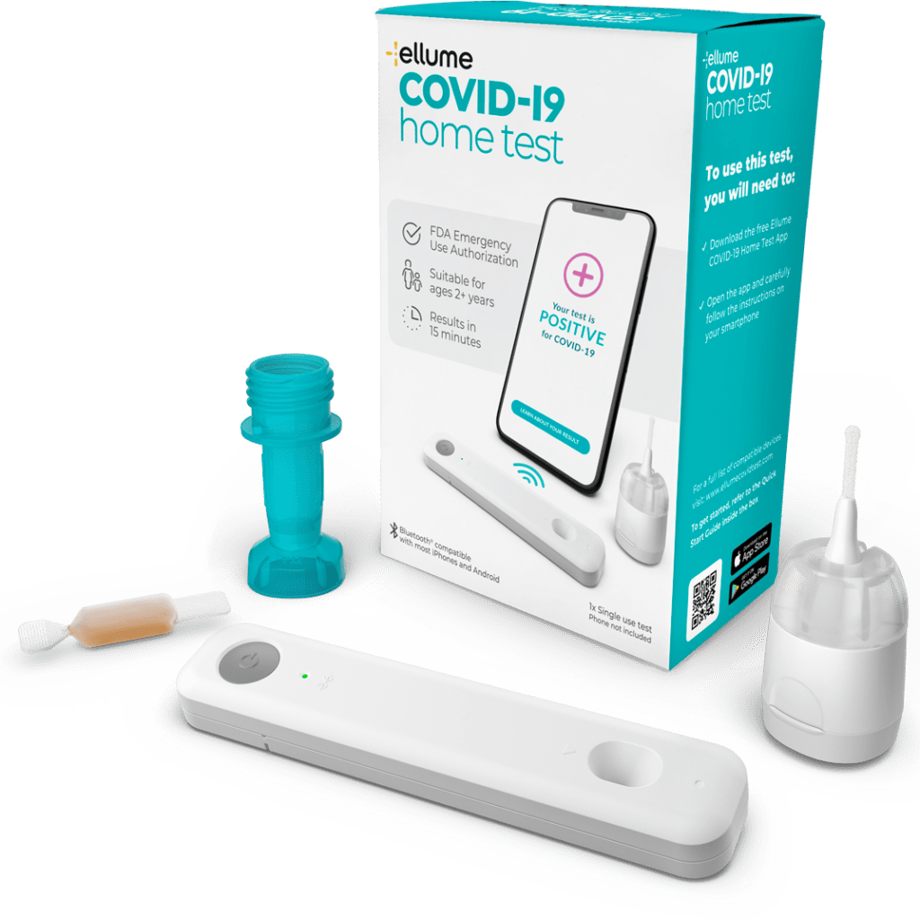 Ellume, an Australian company, manufactures a 15-minute at-home test for the coronavirus, which causes COVID-19. Ellume Limited