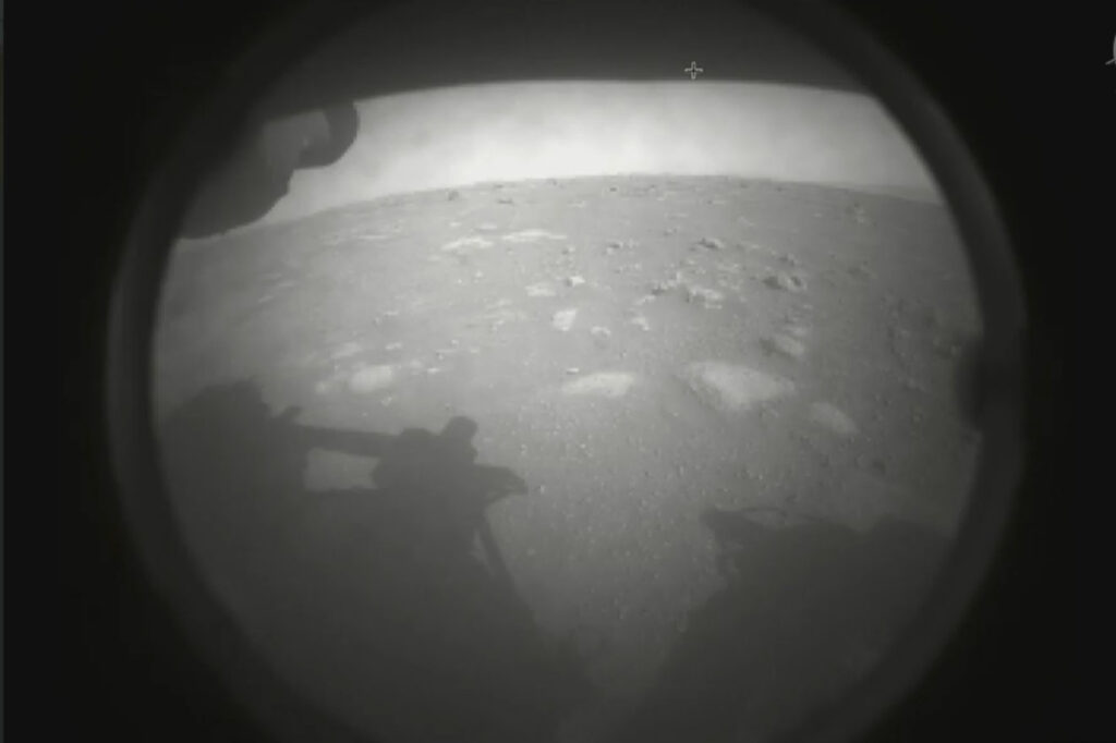 An image from Perseverance, NASA's Mars rover. NASA/JPL-Caltech
