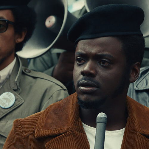 Judas and the Black Messiah tells the story of Black Panther Party leader Fred Hampton (Daniel Kaluuya), who was killed by the police in a 1969 raid. Courtesy of Warner Bros. Picture