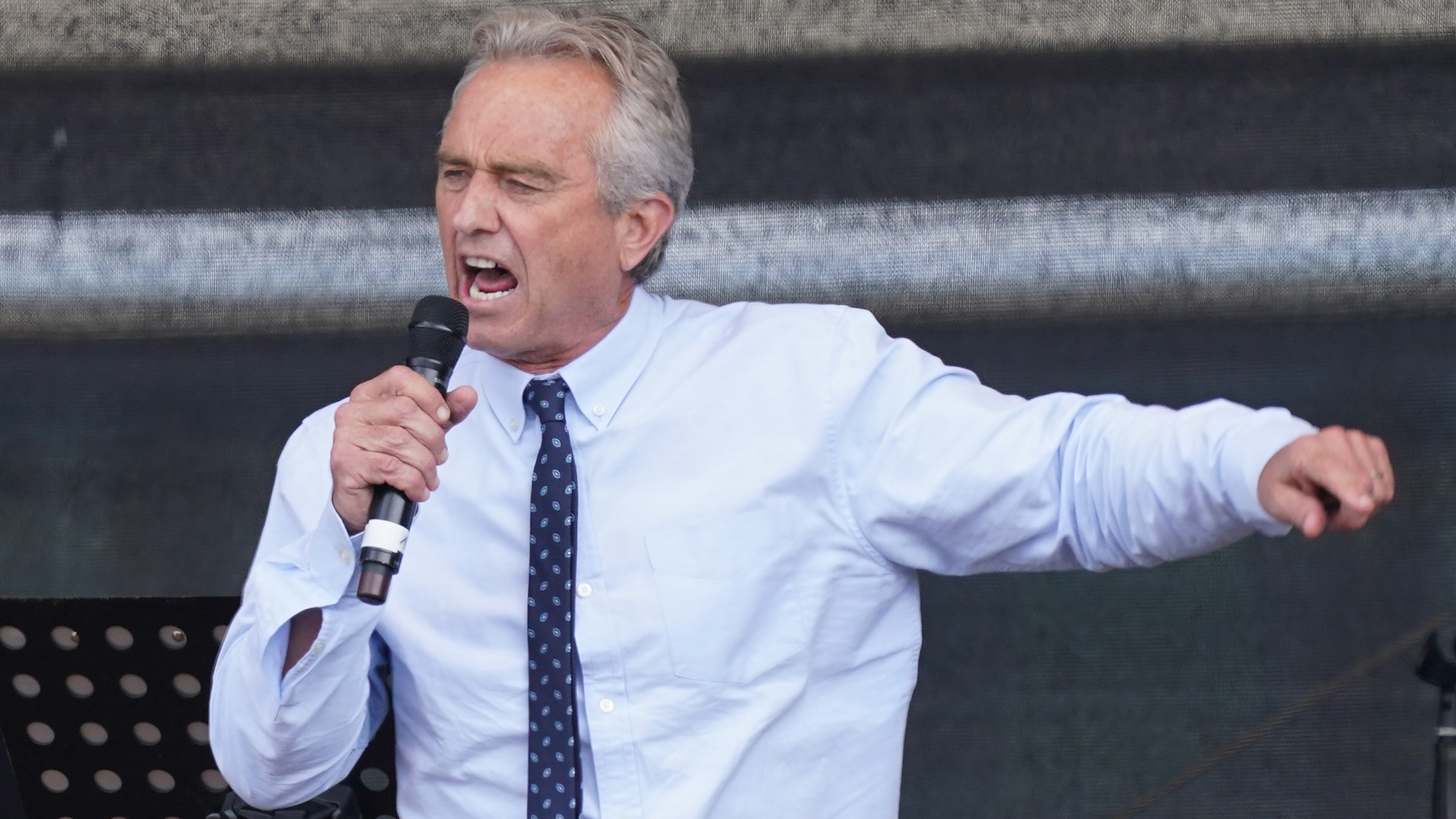 Robert F. Kennedy Jr. speaking on stage