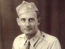 Then 2nd Lt. Emil Kapaun, U.S. Army chaplain, circa 1943. CREDIT: U.S Army