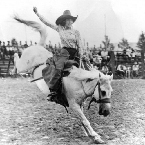 Black and white photo of Alice Greenough Orr.