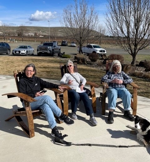 Wine lovers are coming back to Northwest wineries this spring, as wineries have gotten creative to survive the pandemic, including more outdoor seating. Courtesy of Fidelitas winery