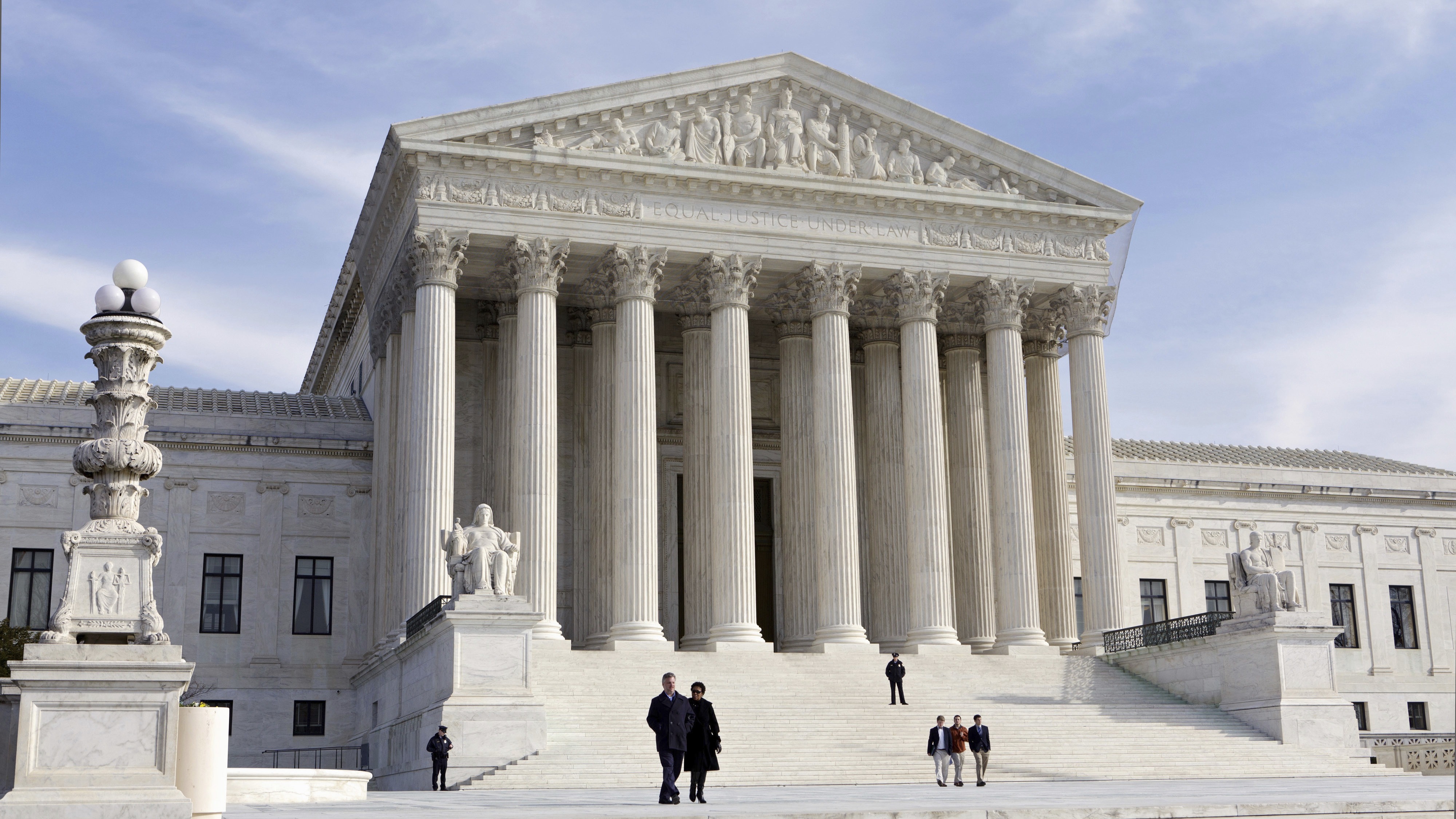 The U.S. Supreme Court, where conservatives have a 6-3 majority, is to consider a case that could gut the Voting Rights Act of 1965. CREDIT: J. Scott Applewhite/AP
