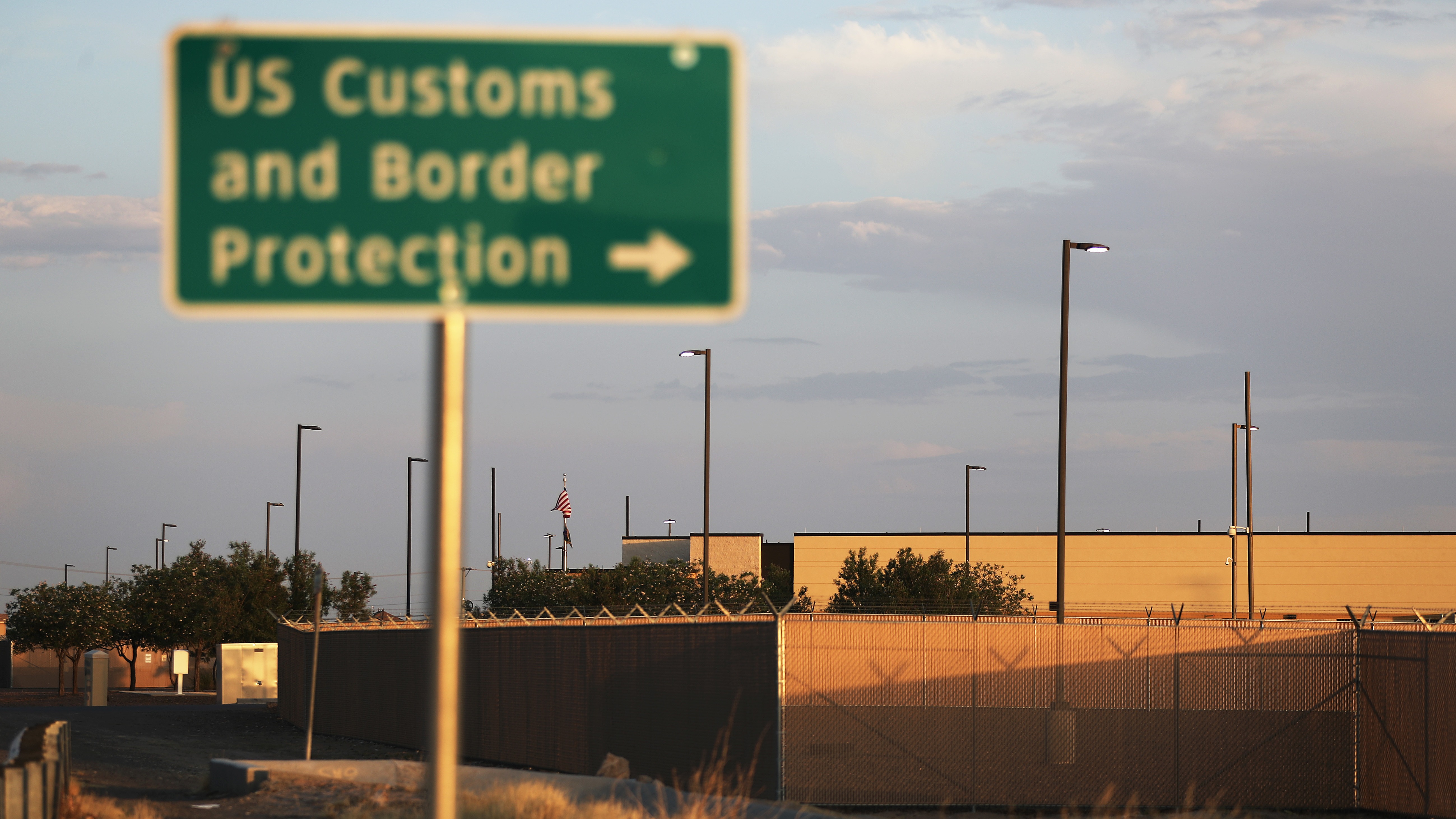 A U.S. Border Patrol station in Texas is seen in 2019. Customs and Border Protection is now holding a record number of minors in warehouse-like facilities as the Biden administration struggles with an illegal migration surge. CREDIT: Mario Tama/Getty Images