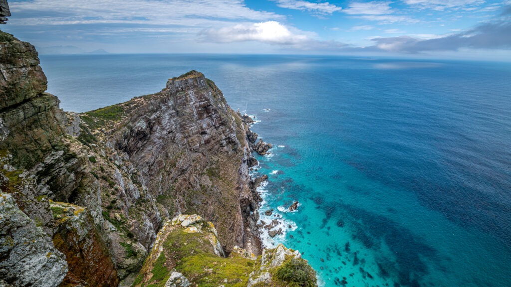 The Cape of Good Hope in South Africa. Ships diverting from the Suez Canal would likely take a route between Europe and Asia that traverses this point. CREDIT: Edwin Remsberg/VWPics/Universal Images Group via Getty Images