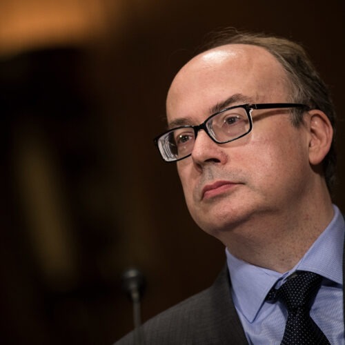 Jeffrey Bossert Clark during a Senate Judiciary Committee hearing in 2017. Drew Angerer/Getty Images