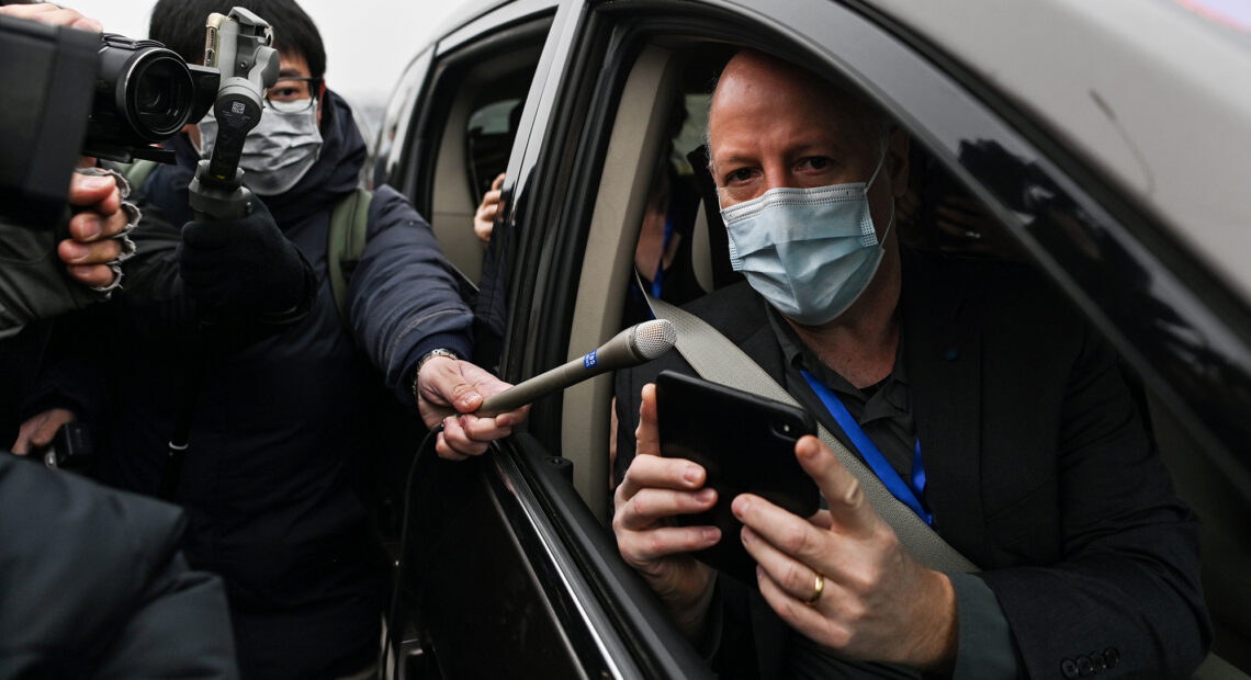 World Health Organization investigative team member Peter Daszak (shown here during a trip to China in February) tells NPR that the group's report calls for additional research on farms that breed exotic animals in southern China. Hector Retamal/AFP via Getty Images