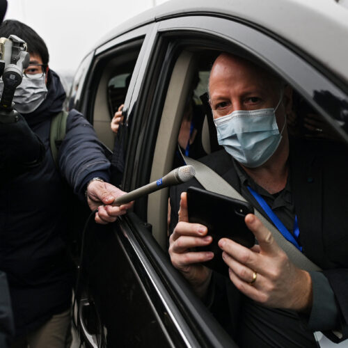 World Health Organization investigative team member Peter Daszak (shown here during a trip to China in February) tells NPR that the group's report calls for additional research on farms that breed exotic animals in southern China. Hector Retamal/AFP via Getty Images