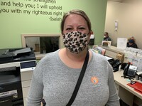 Nicole Grayson is a fourth-grade teacher at a private Christian school in Franklin, Tenn. She and her colleagues have noticed that students and teachers, who have been meeting mostly in person but wearing masks, haven't had the usual seasonal illnesses this year. Blake Farmer/WPLN News
