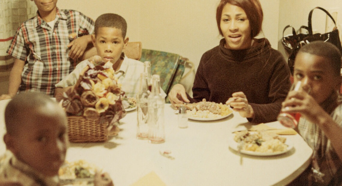 Tina Turner and her children, photographed in 1967. Courtesy of HBO