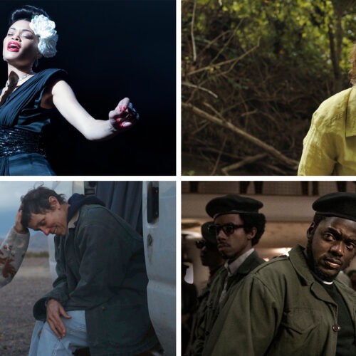 Clockwise from top left: Audra Day in United States Vs. Billie Holiday, Yuh-Jung Youn in Minari, Daniel Kaluuya in Judas and the Black Messiah, Nomadland director ChloÃ© Zhao with Frances McDormand. Takashi Seida/Hulu, A24, Glen Wilson/Warner Bros., Joshua James Richards/20th Century Studios