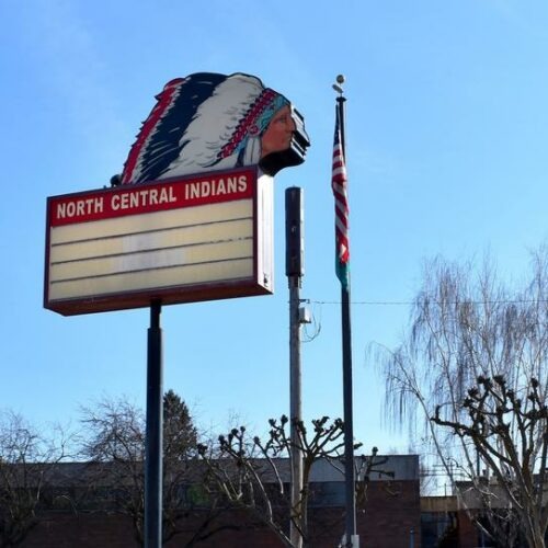 A new state law will further prod the Spokane school district to find a new mascot for North Central High School, now the home of the Indians. CREDIT: Rebecca White/Spokane Public Radio