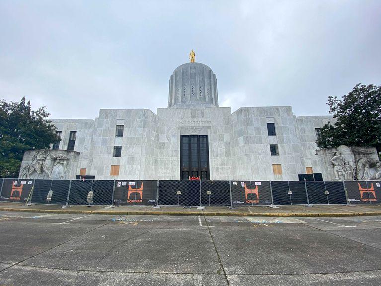 The Oregon Capitol in Salem.