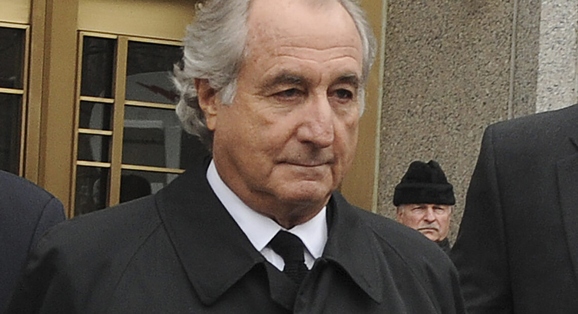 Bernard Madoff, shown here in 2009, died Wednesday in a federal prison facility in North Carolina. CREDIT: Louis Lanzano/AP