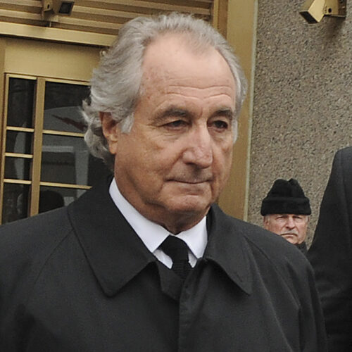 Bernard Madoff, shown here in 2009, died Wednesday in a federal prison facility in North Carolina. CREDIT: Louis Lanzano/AP