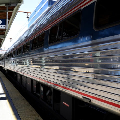 Picture of an Amtrak train