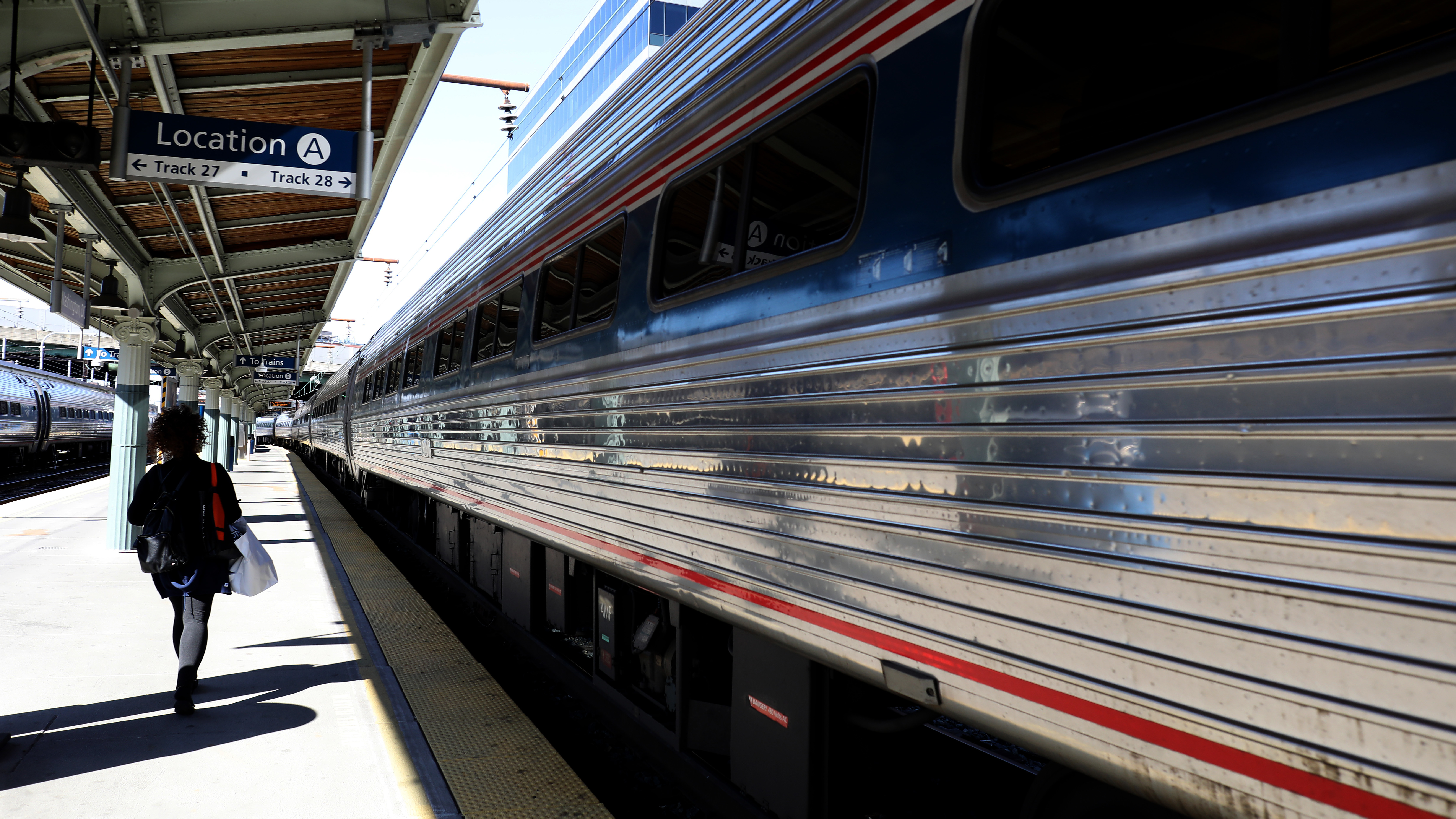 Picture of an Amtrak train