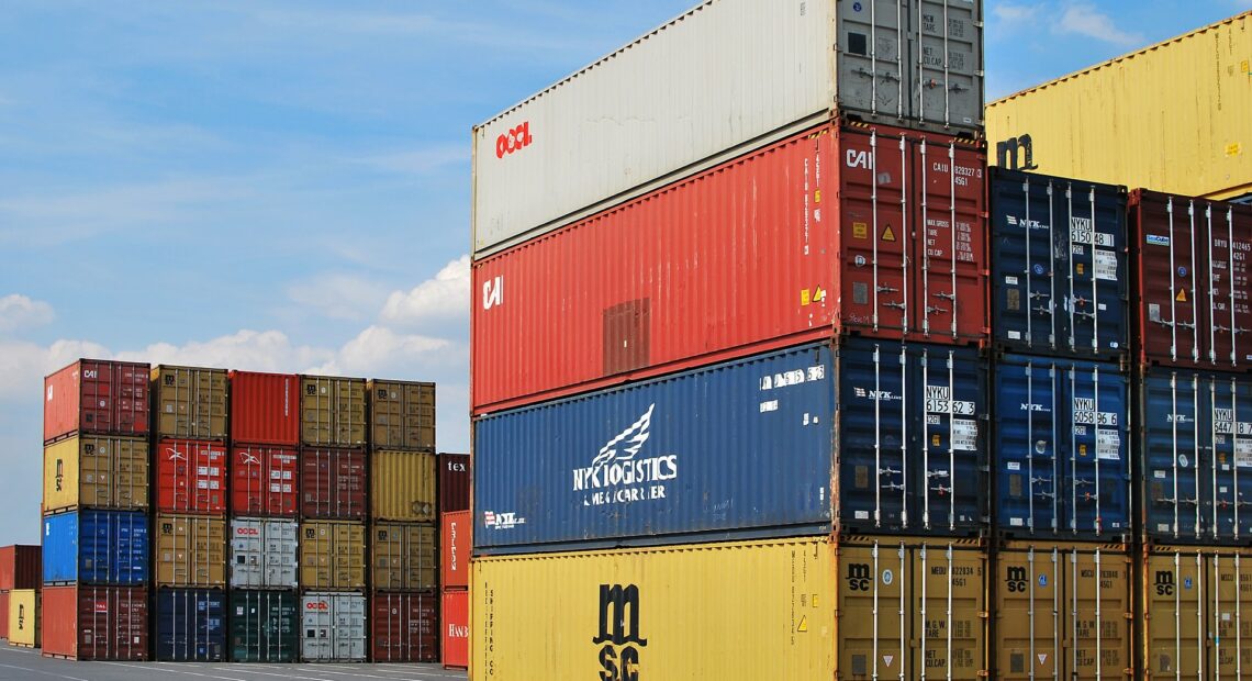 Photo of shipping containers