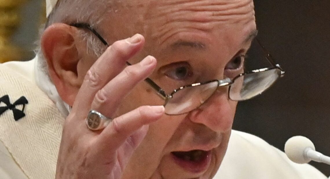 Pope Francis delivers his homily during an ordination mass on April 25, at St. Peter's Basilica in the Vatican. This week, the pope decreed that all bishops and cardinals can be tried if they are suspected of criminal behavior. Alberto Pizzoli/Getty Images