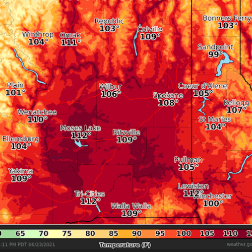 A heat wave is about the descend onto much of the Northwest, and the National Weather Service is giving out tips for how to manage and stay safe. CREDIT: National Weather Service
