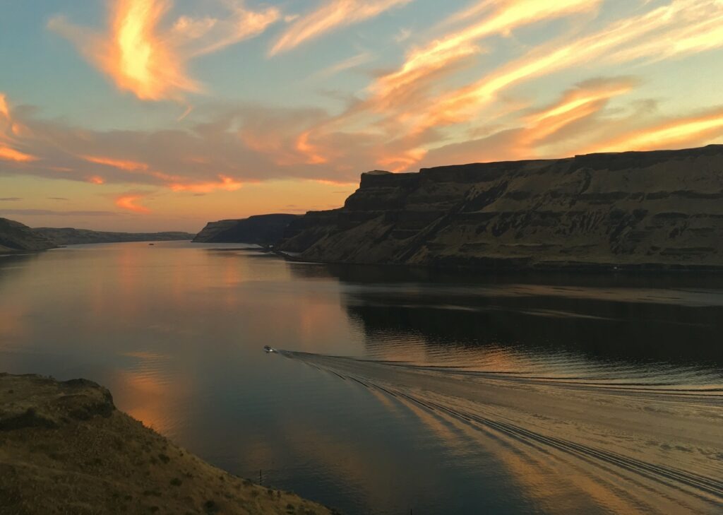 The Wallula Gap is a dramatic spot on the Columbia River in southeast Washington, not far from the Easterday property that was just sold at bankruptcy auction. The Gap was formed by the river cutting through a basalt uplift and then reamed out by the Ice Age floods. 