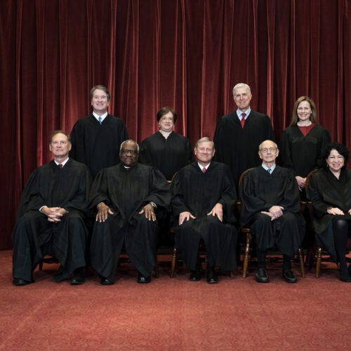 U.S. Supreme Court justices in 2021